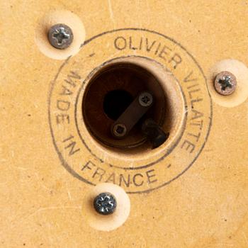 Olivier Vilatte a set of two painted table lamps later part of the 20th century.