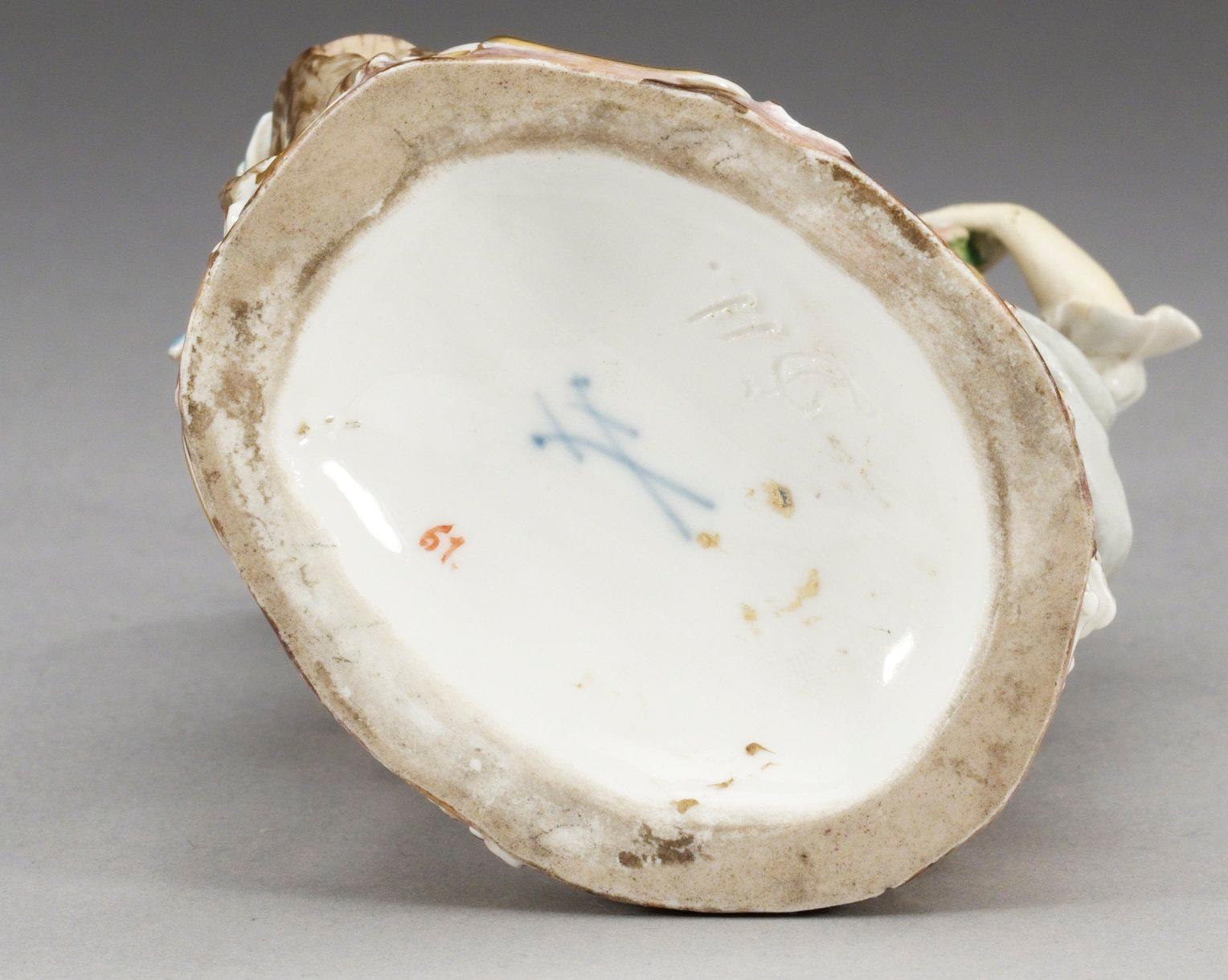 FIGURGRUPP, porslin. Meissen, omkring 1900.