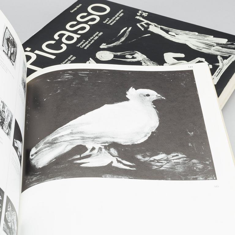 A SET OF 3 VOLUMES GEORGES BLOCH "PICASSO", volume I-III.