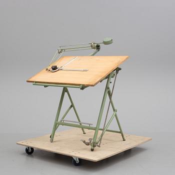 A drawing table from Schmidt & Haensch ISIS, West Berlin, mid 20th Century.