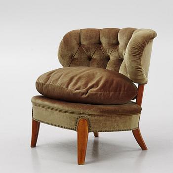 Otto Schulz, a Swedish Modern armchair, mid-20th Century.