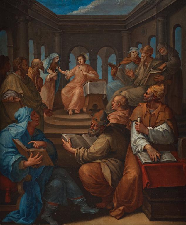 Andreas von Behn, The Adoration of the Magi and Christ among the Doctors, a pair.