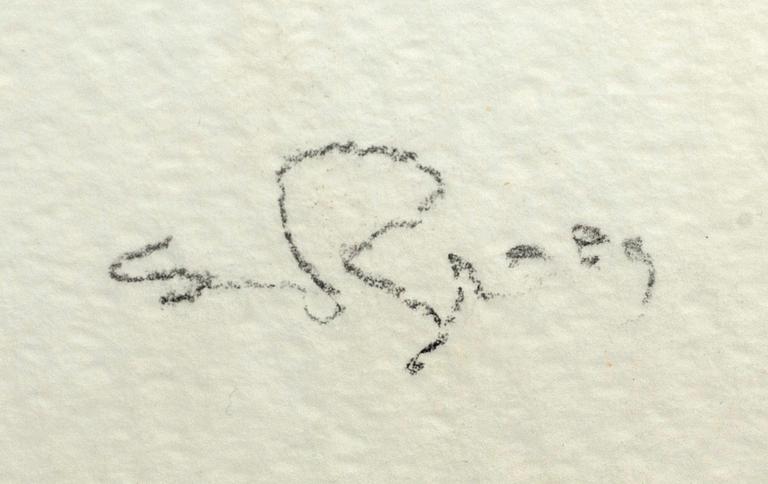 SVEN INGE HÖGLUND DEMONÉR, 
acrylic on paper, signed and dated -89.