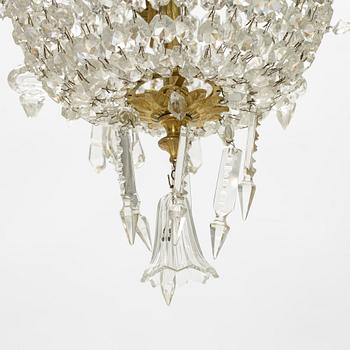 Ljuskrona, oskariansk, 1800-talets slut.