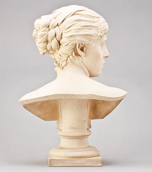 SKULPTUR, gips, L. P Jørgensen, efter, Danmark, 1900-tal.