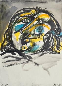 360. Kauko Lehtinen, "FACE ON THE CLIFF".