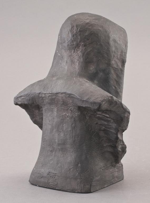 STEPHAN SINDING, efter, skulptur, basalt, sign 1892 (stmpl 1902).