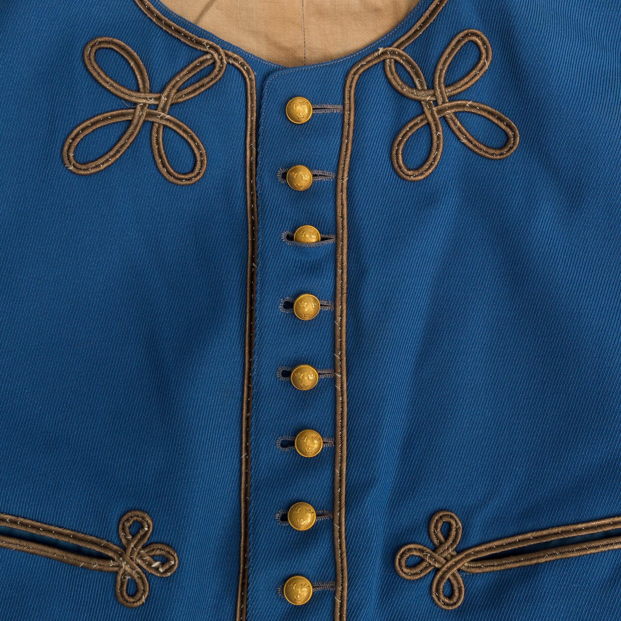 KOLLETT, m/1871 för kavalleriofficer, med väst.