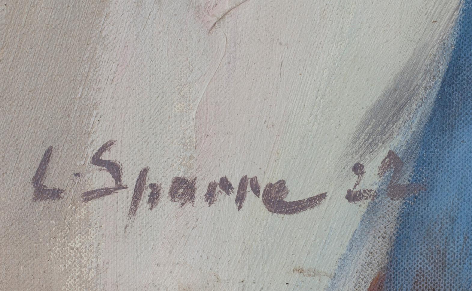 LOUIS SPARRE, olja på duk, signerad och daterad -22.