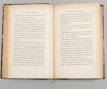 BOOK, inscribed by Maupassant.