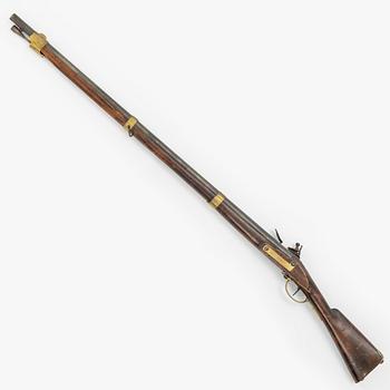 Flintlock rifle, Swedish repair model from the early 19th century.