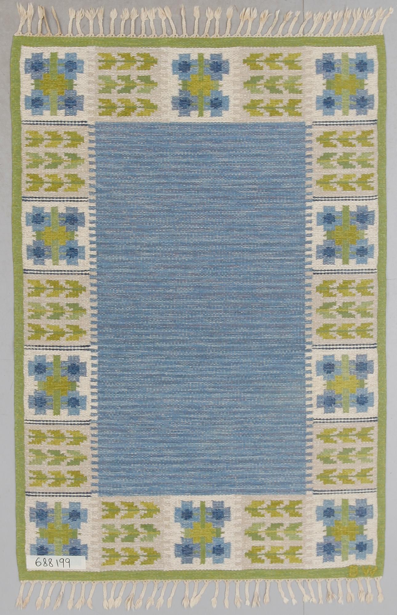MATTA, rölakan, Berit Woelffer, signerad BW. Ca 202 x 139 cm.