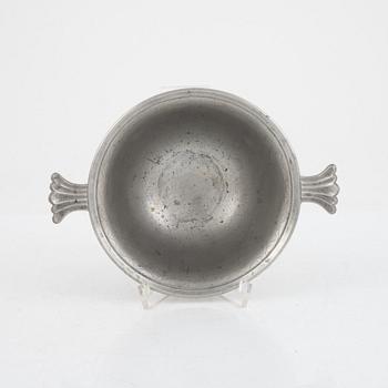 Firma Svenskt Tenn, a set of three pewter bowls, Stockholm, Sweden 1924, 1926 and 1930, model A 9, A 216 and A 7.