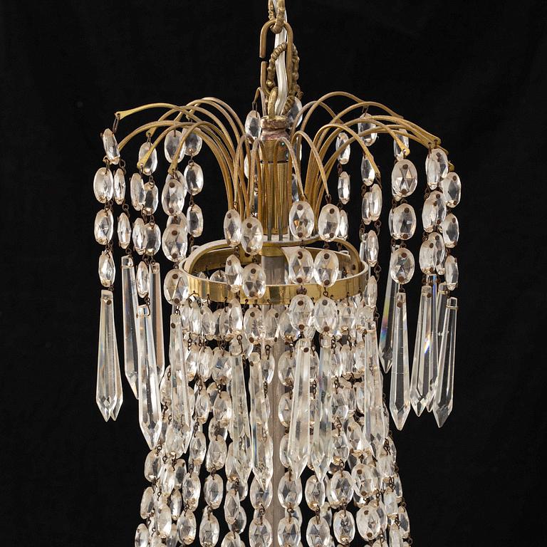 Chandelier, Empire style, early 20th century.