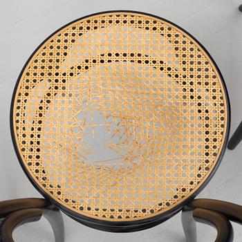 Michael Thonet, stolar, 3 st, modell 14, Ton.