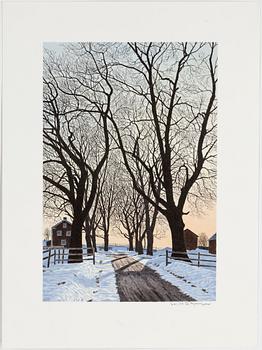 REINHOLD LJUNGGREN, a folder with 6 lithographs, signed and numbered 60/150.