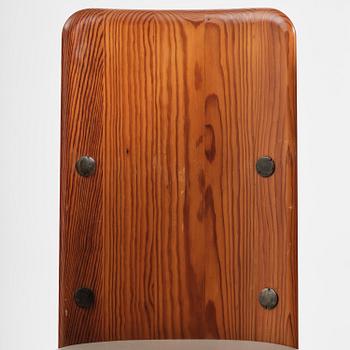 Axel Einar Hjorth, a set of ten stained pine "Lovö" chairs, Nordiska Kompaniet, Sweden, 1930s.