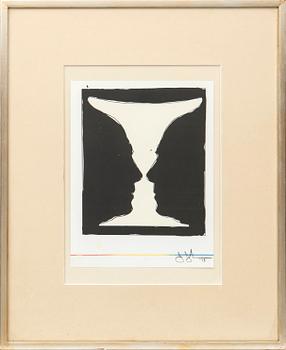 Jasper Johns, "Cup two Picasso", 1973.