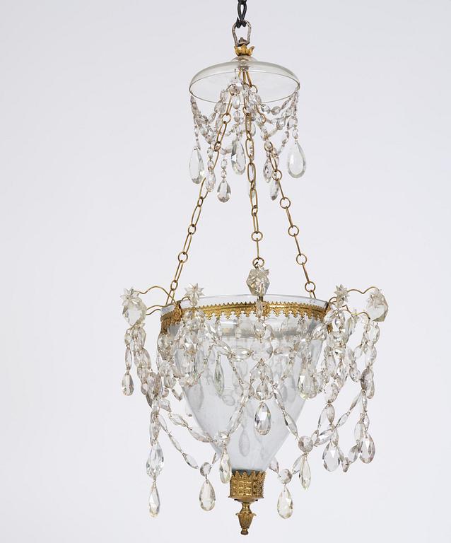 A one-light lanter, 20th century incorporating older elements.