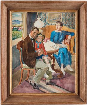 Arvid Fougstedt, A family portrait.