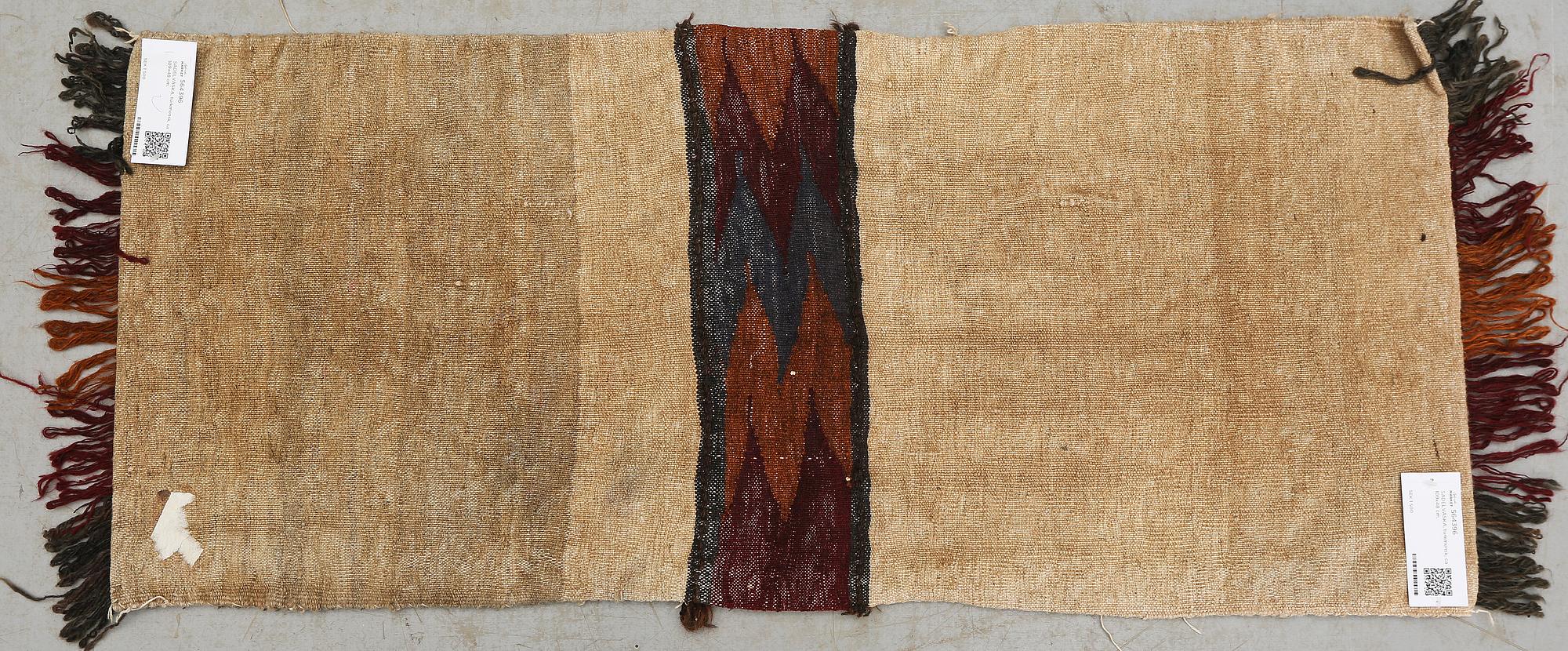 SADELVÄSKA, turkmensk, ca 109x48 cm.