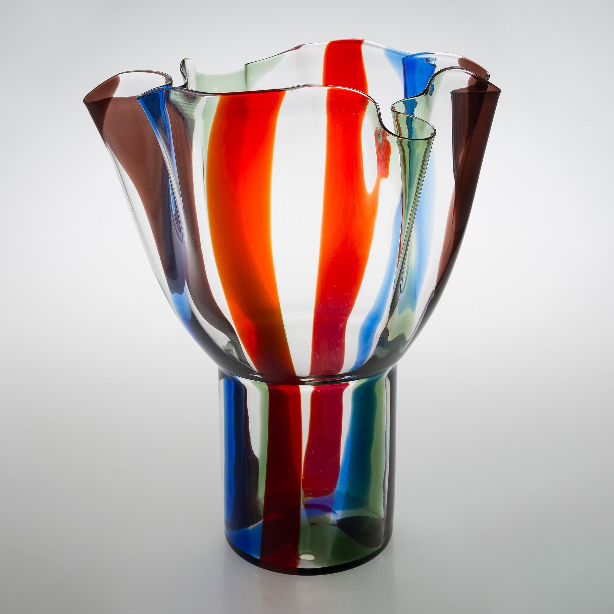 Timo Sarpaneva, a 'Blossom' vase signed Venini -94 Sarpaneva.