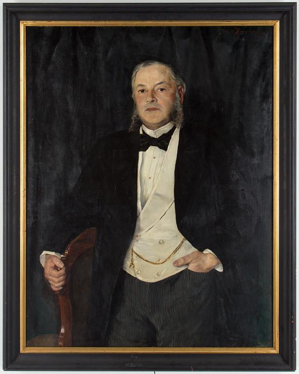 ERNST JOSEPHSON, duk, signerad Ernst Josephson och daterad 1880.