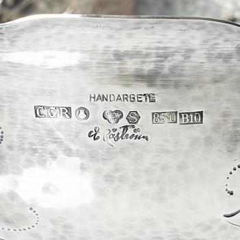 Eric Råström, a silver bowl, CG Råström, Stockholm 1976.