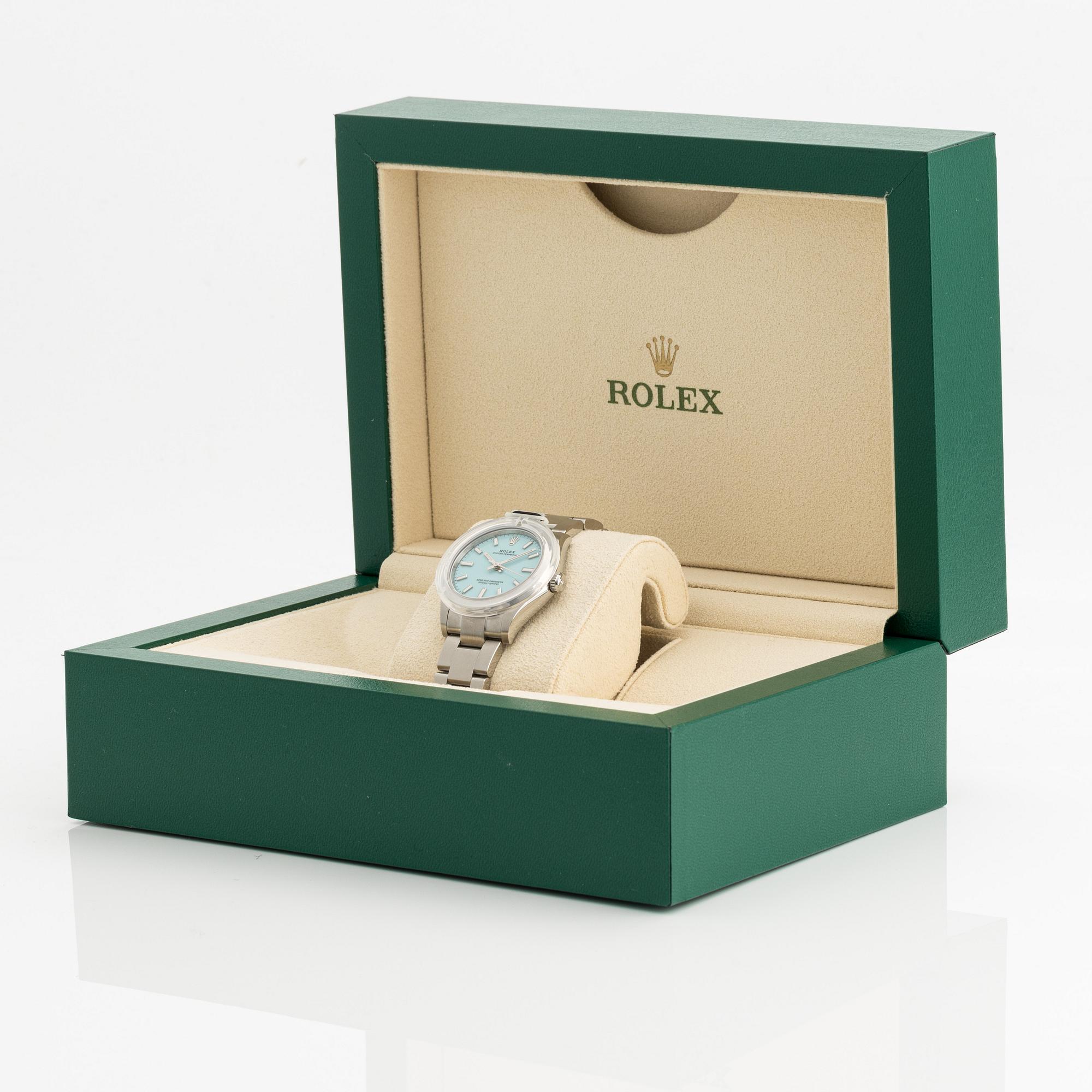 Rolex, Oyster Perpetual 31, "Tiffany Dial", ca 2024.