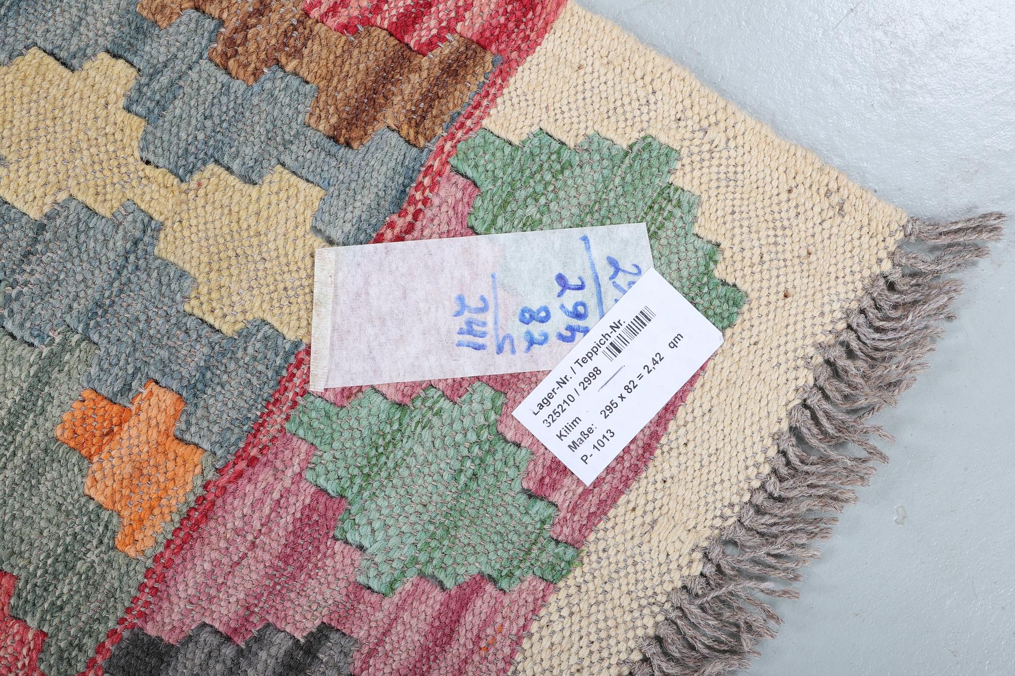 A Kilim runner, Afghanistan, a. 294 x 86 cm.