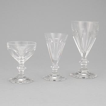 GLASSERVIS, 32 delar, "Geraldine", Fritz Kallenberg, Boda, 1900-talets andra hälft.
