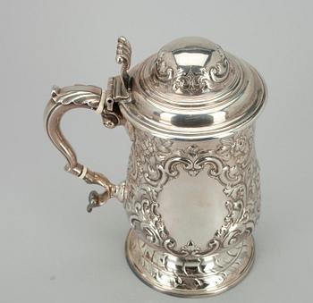 TUOPPI, hopeaa, Lontoo 1794, Englanti. Kok. paino n. 973 g.