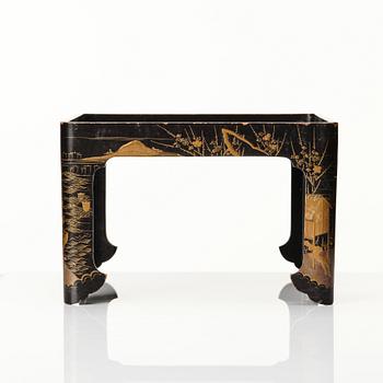 A Japanese lacquer stand, Meiji (1868-1912).