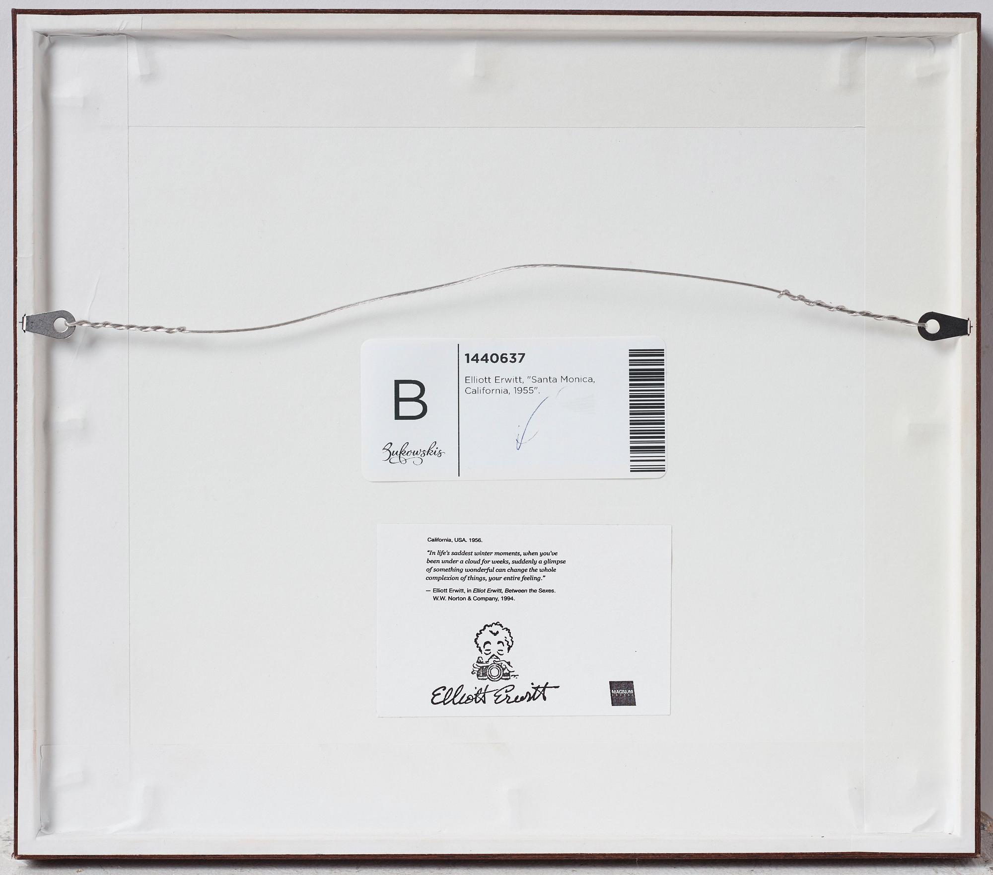 Elliott Erwitt, "Santa Monica, California, 1955".