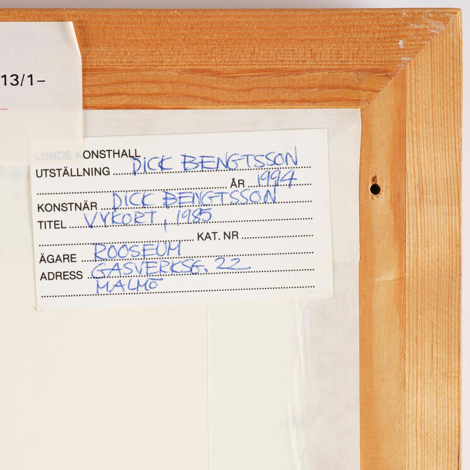 Dick Bengtsson, "Vykort".