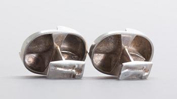 MANSCHETTKNAPPAR, ett par, sterlingsilver, Björn Weckström, Finland, 1971.