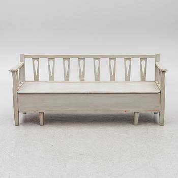 A Gustavian style sofa, early 20th century.