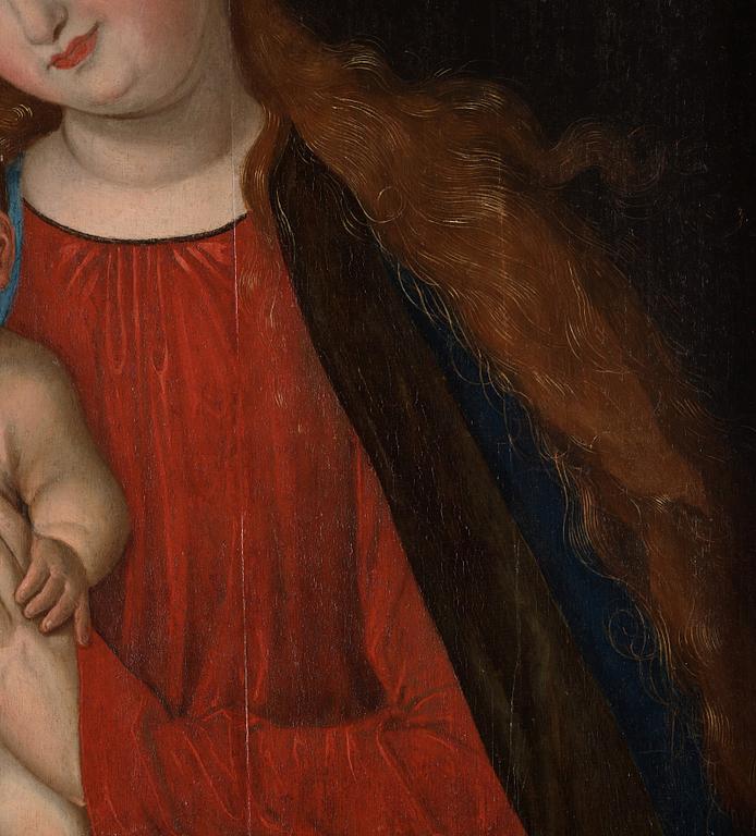 Lucas Cranach d.ä. Follower of, The Madonna and Child.