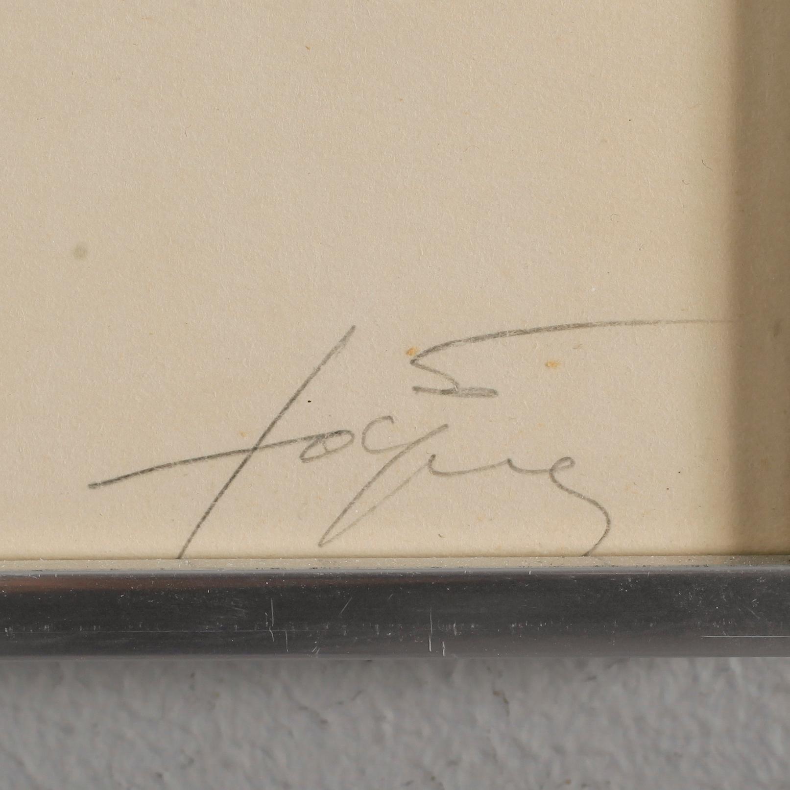 ANTONI TÀPIES, färglitografi, signerad och numrerad 37/100.