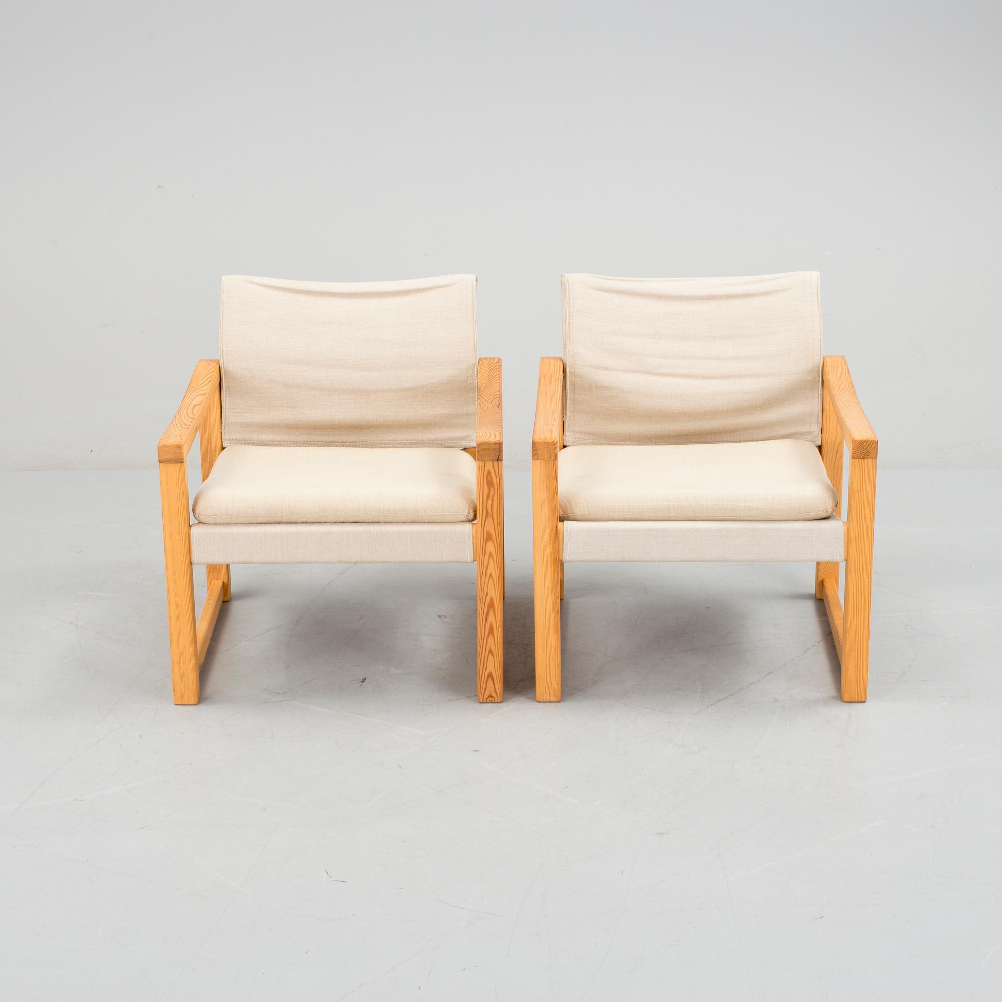 FÅTÖLJER, ett par, "Diana", Karin Mobring, IKEA.