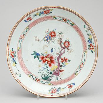SKÅLFAT, porslin, Qing dynastin, Qianlong, 1700-tal.