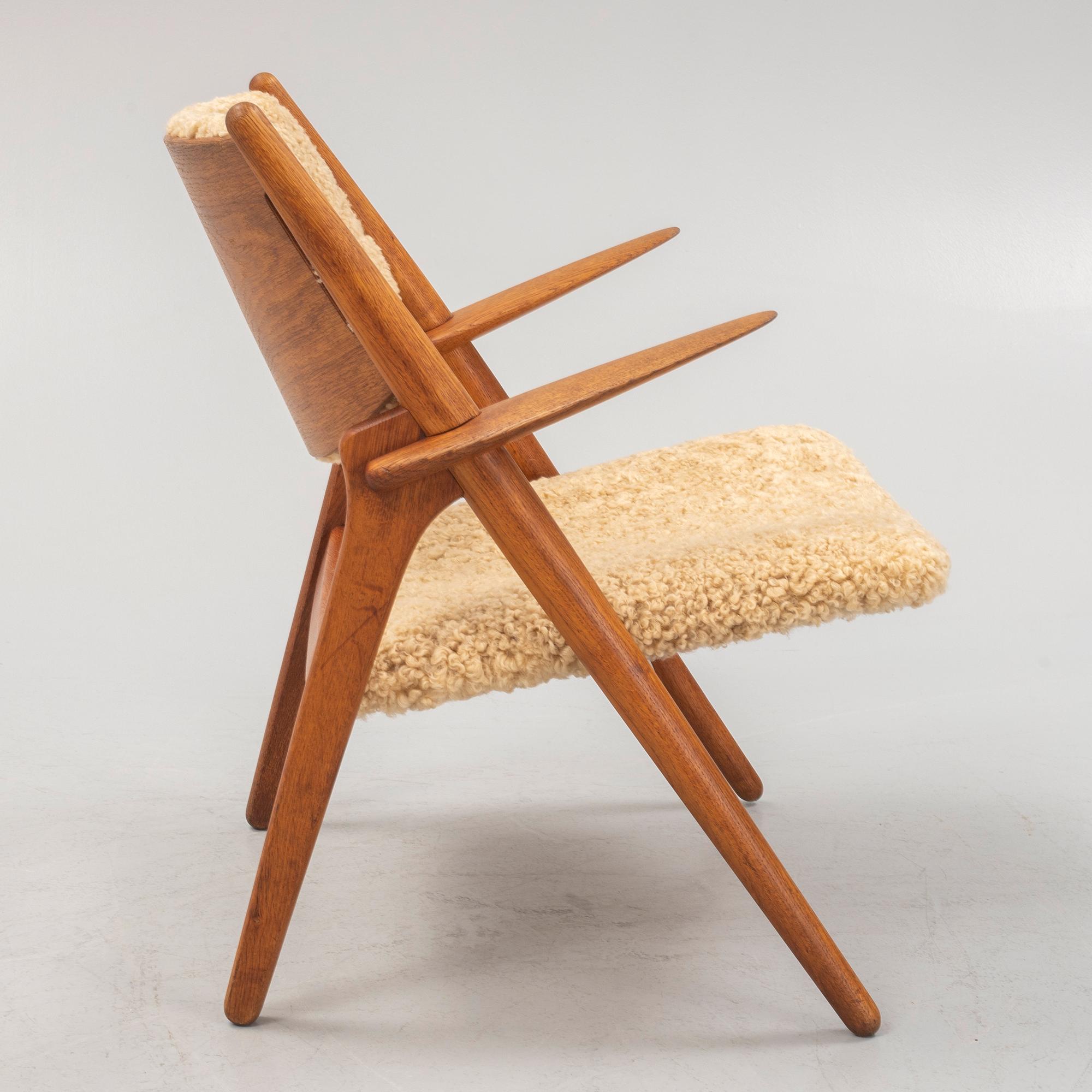 Hans J. Wegner, fåtölj, "CH28", Carl Hansen, Danmark.