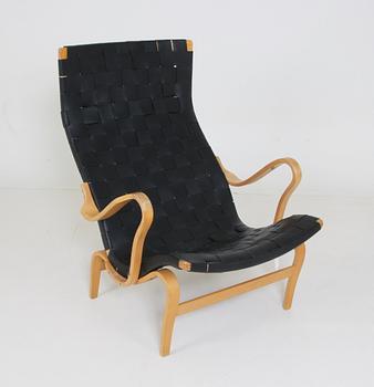 FÅTÖLJ, "Pernilla". Brännmärkt Bruno Mattsson by Dux.