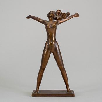 STIG BLOMBERG, skulptur, brons. Signerad SB Ystad-brons Made in Sweden.