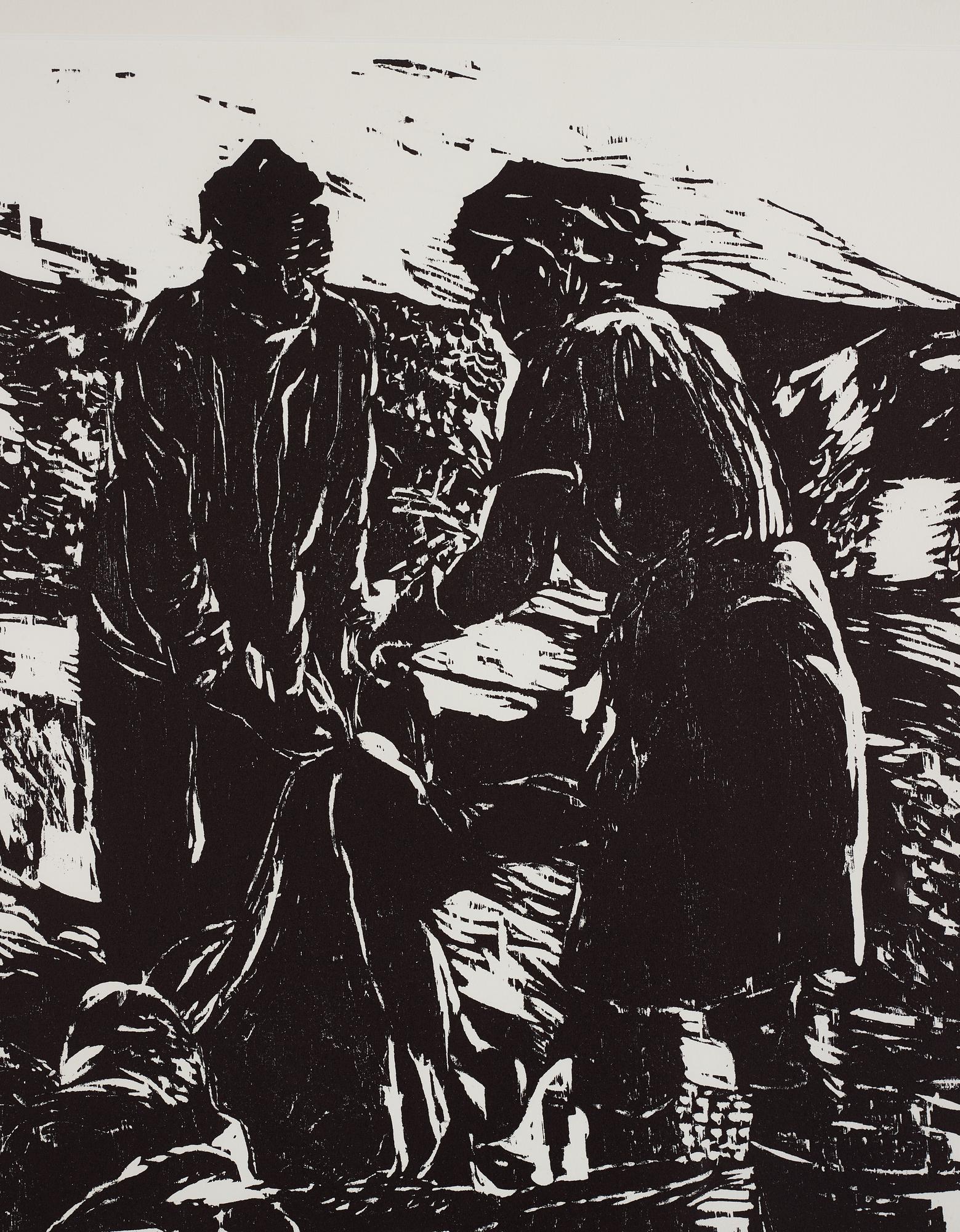 Lars Lerin, träsnitt, signerad 179/210.