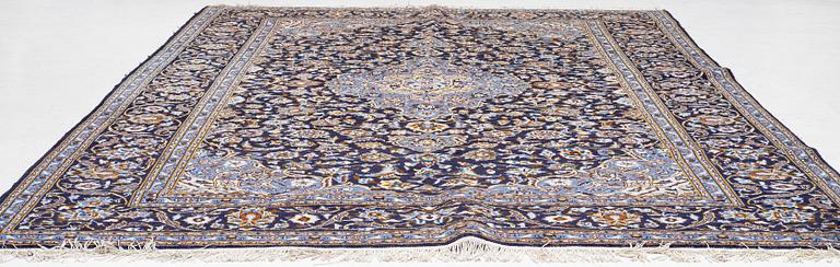 Keshan rug, approx. 370 x 255 cm.