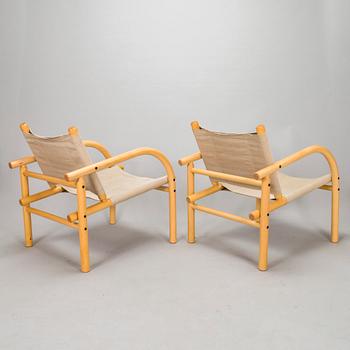 Ben af Schultén, fåtöljer, ett par, modell 411, Artek 1900-talets slut.