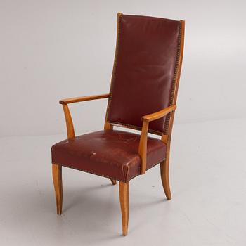 Josef Frank, a model 637 chair, Firma Svenskt Tenn, prior to 1985.