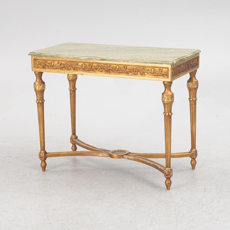 A Gustavian style table, end of the 19th century.
