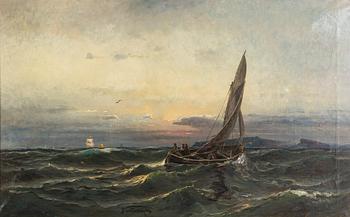 ADOLF NORDLING, oil on canvas, signed and dated -74.